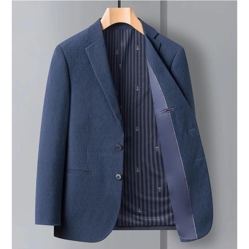 blazer homme élégant, blazer homme habillé, blazer homme casual chic, blazer homme texture, veste de costume homme