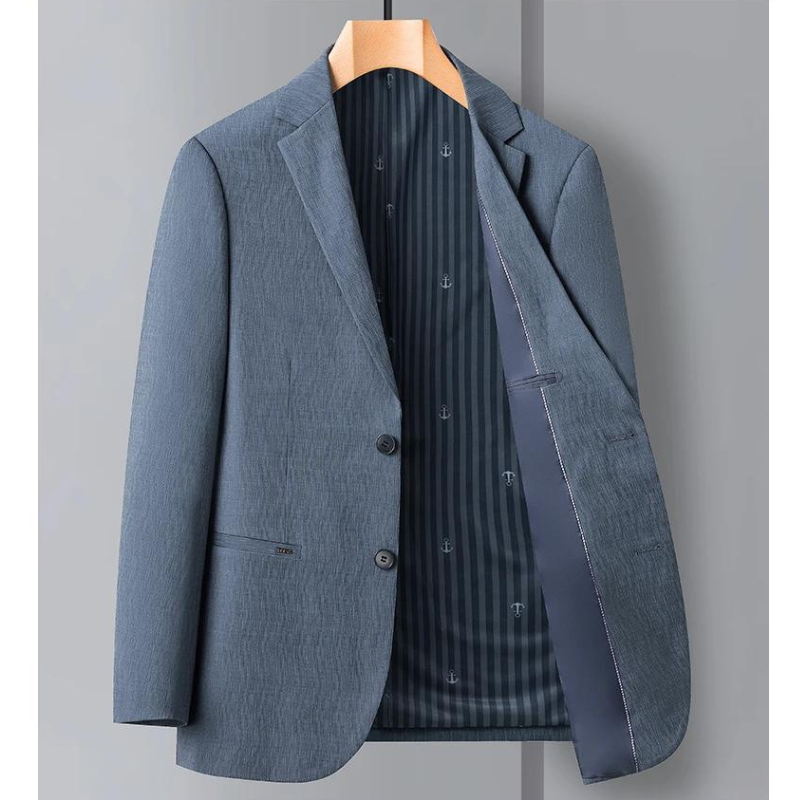 blazer homme élégant, blazer homme habillé, blazer homme casual chic, blazer homme texture, veste de costume homme