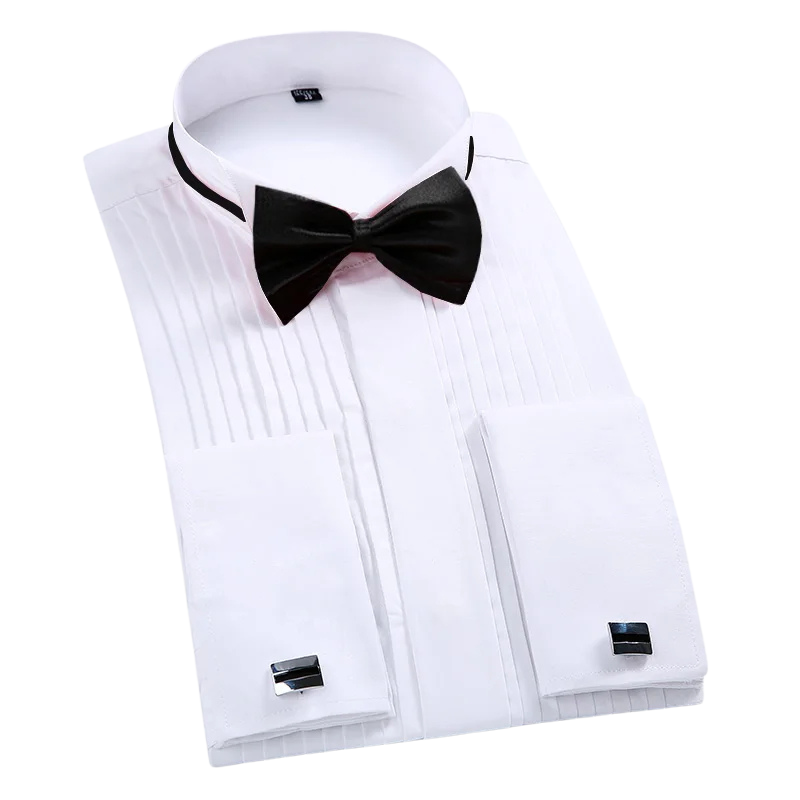 Chemise Élégante Homme, Chemise Smoking Homme, Chemise pour Smoking Homme, Chemise de Smoking Homme, Chemise Blanche de Cérémonie, Chemise
