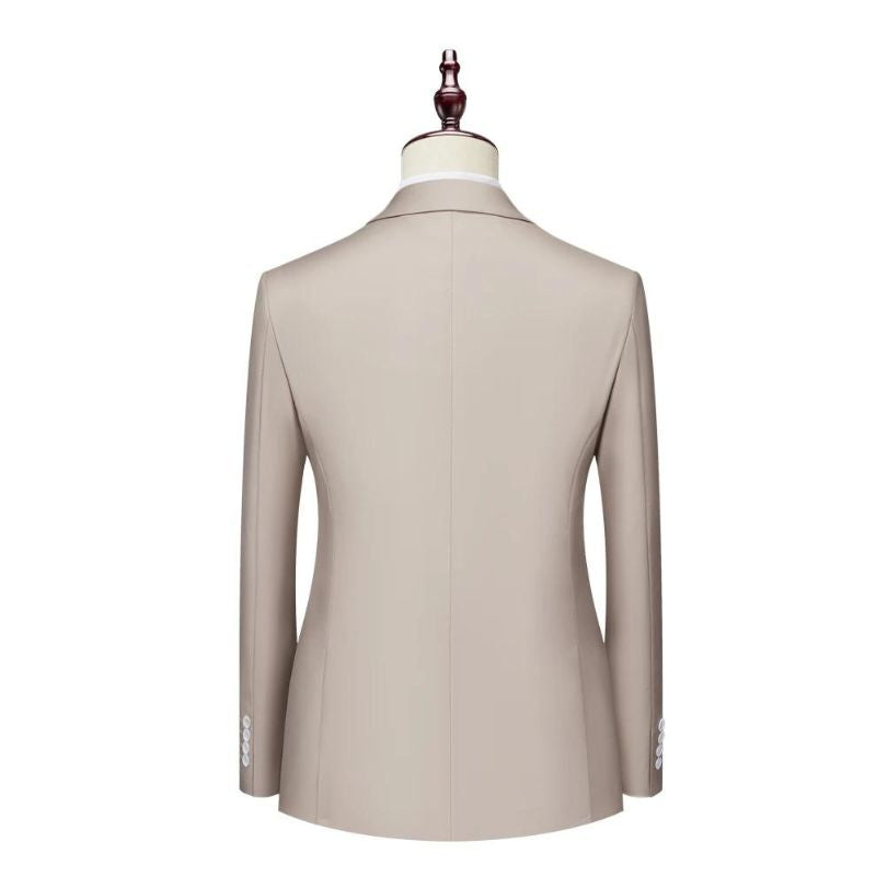 veste, Veste croisée homme élégante, Vêtement formel haut de gamme homme, Veste homme style sophistiqué, Veste de costume coupe slim homme