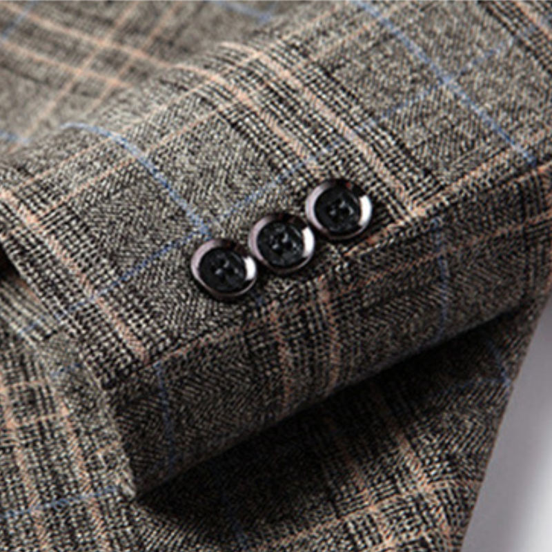 Veste Homme à Carreaux, Veste Élégante Homme, Veste Décontractée Chic Homme, Veste Mode Homme 2025, Veste Classique Moderne Homme