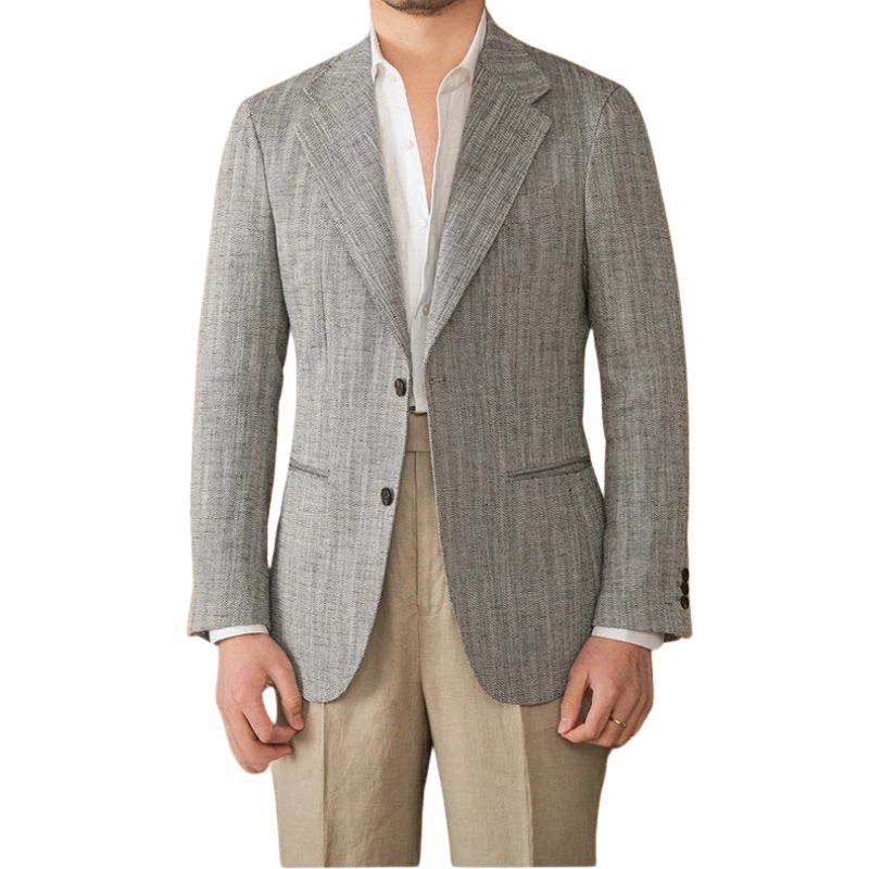 blazer en lin homme, veste en lin homme, blazer casual homme, blazer de cérémonie homme