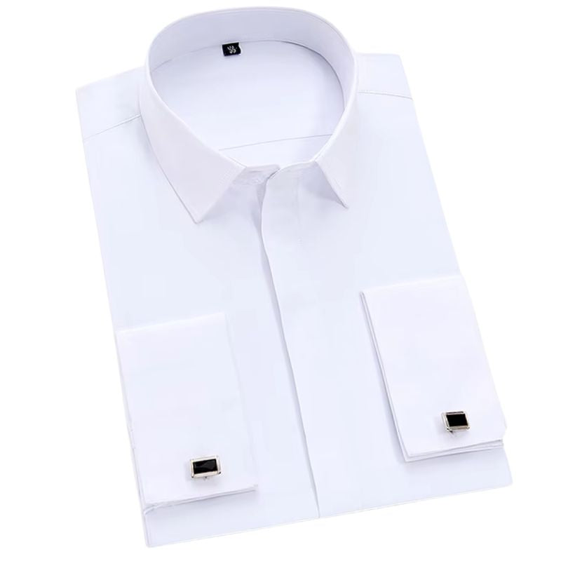 Chemise Homme, Chemise Habillée Homme Poignets Doubles Formelle Maximus, Chemise Habillée Homme Poignets Doubles Formelle, Chemise Habillée Homme, Chemise Habillée, Chemise