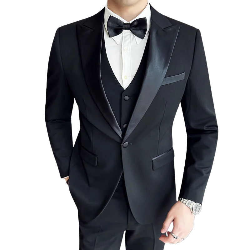 Smoking homme slim, Tenue de gala homme, Costume de mariage formel, Smoking premium, Tenue de soirée homme