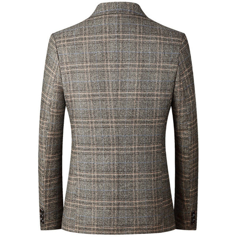 Veste Homme à Carreaux, Veste Élégante Homme, Veste Décontractée Chic Homme, Veste Mode Homme 2025, Veste Classique Moderne Homme