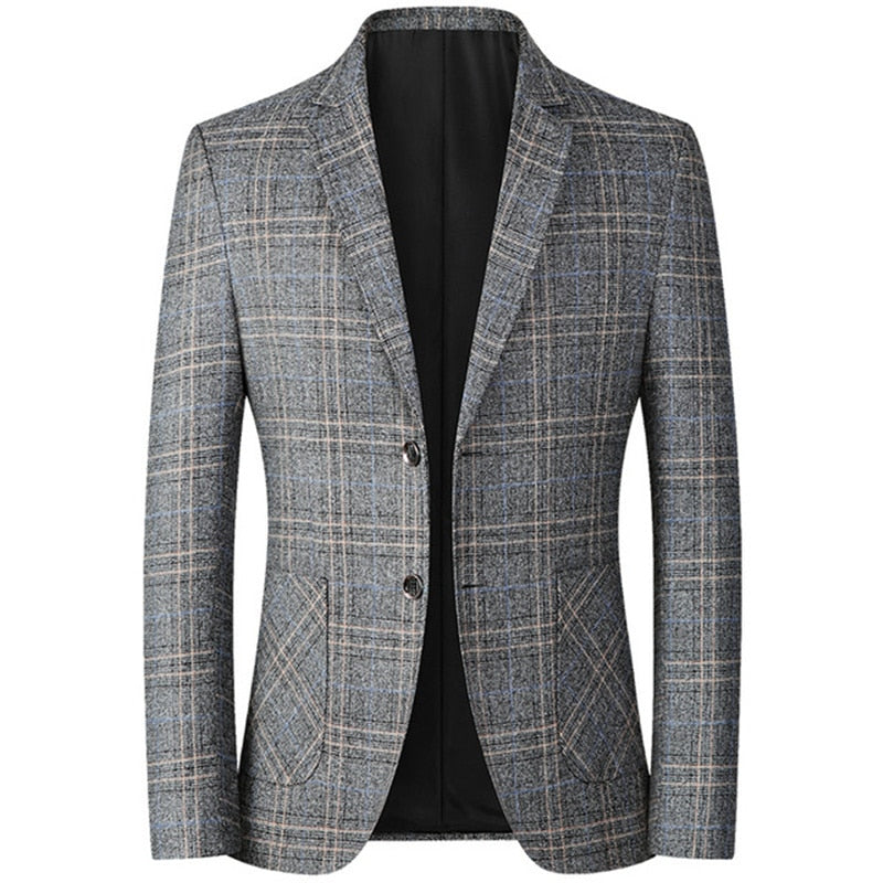 Veste Homme à Carreaux, Veste Élégante Homme, Veste Décontractée Chic Homme, Veste Mode Homme 2025, Veste Classique Moderne Homme