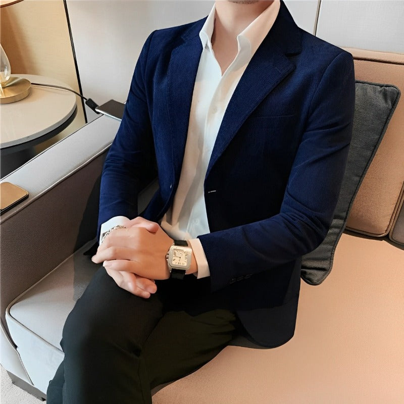 veste homme effet daim, veste homme slim fit, veste homme élégante, blazer homme, veste homme casual chic