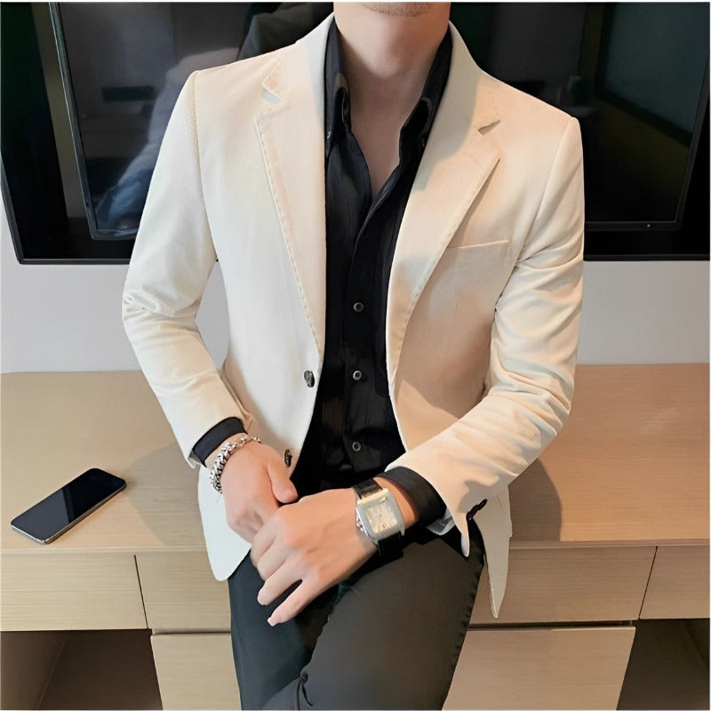 veste homme effet daim, veste homme slim fit, veste homme élégante, blazer homme, veste homme casual chic