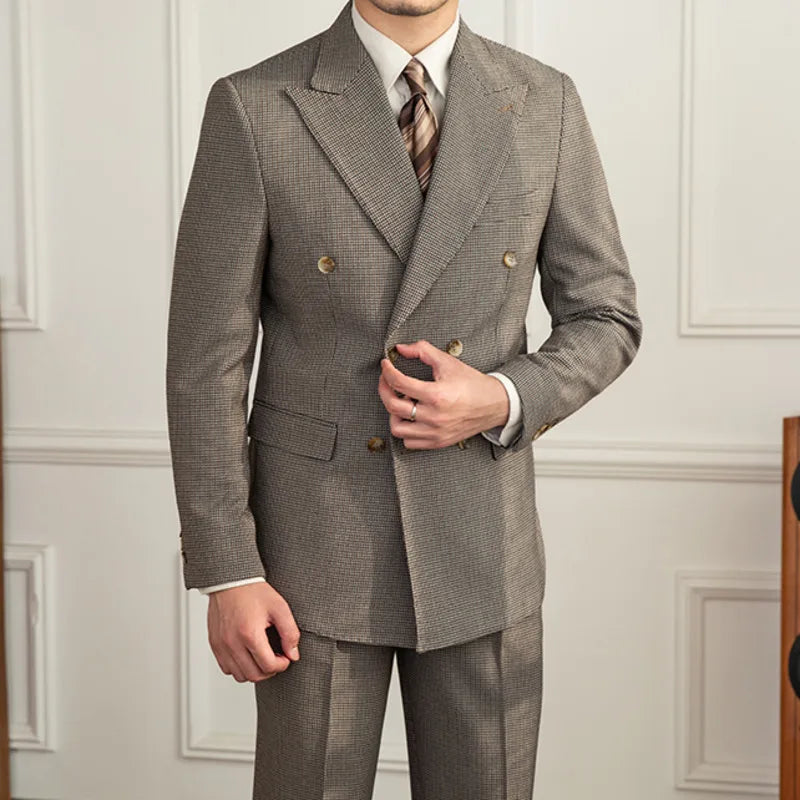 Costume Croisé Britannique, costume croisé, costume homme slim, costume homme anglais, costume homme, costume