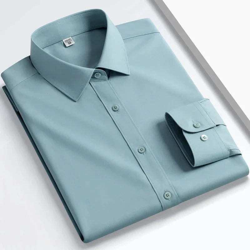 Chemise Habillée Homme, Chemise Homme Casual, Chemise Élégante Homme, Chemise Homme Moderne, Chemise Polyester Coton, Chemise
