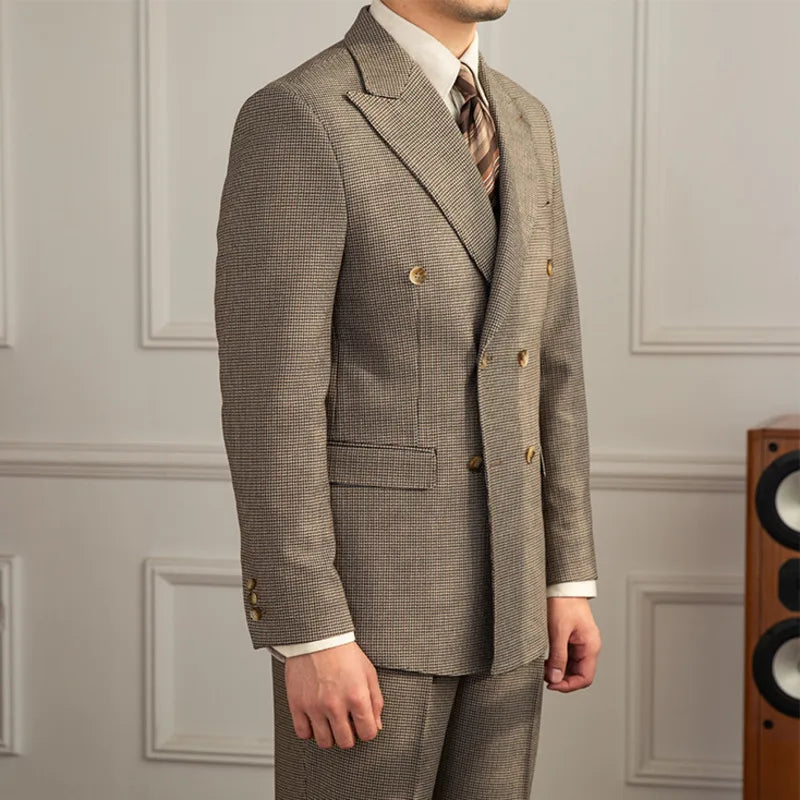 Costume Croisé Britannique, costume croisé, costume homme slim, costume homme anglais, costume homme, costume