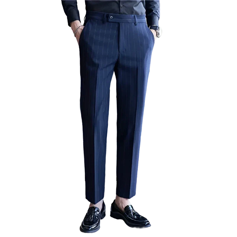 Calça Social Masculina, Calça Alfaiataria Masculina, Calça Alfaiataria Risca de Giz