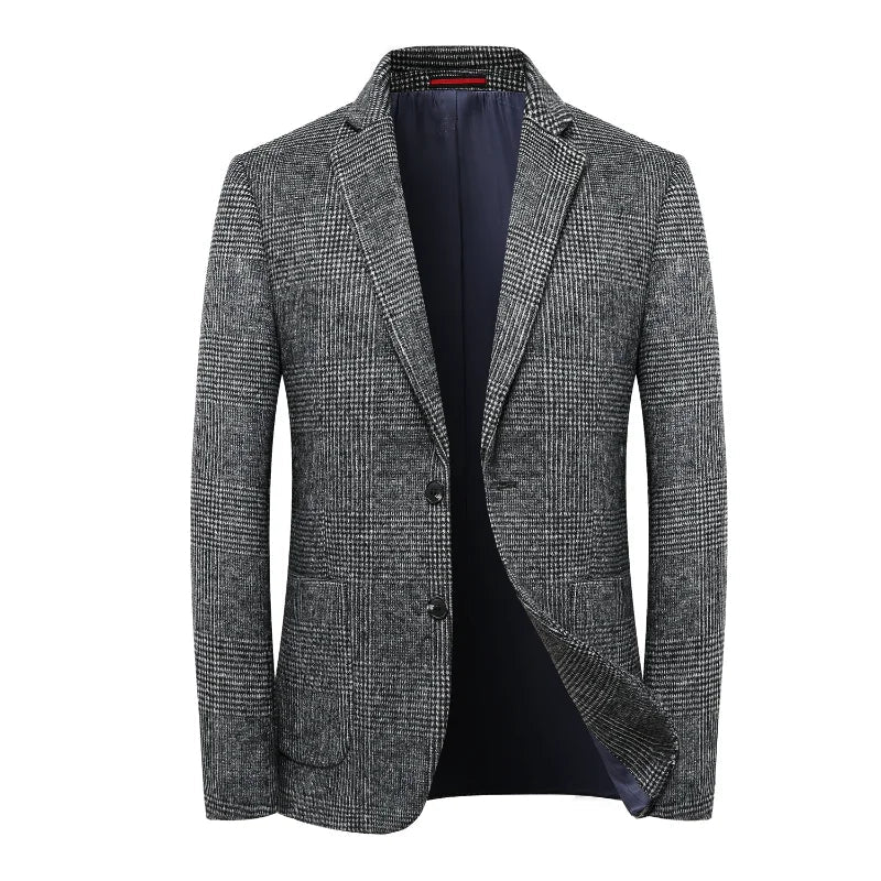 Veste Homme Laine, Veste Décontractée Chic Homme, Veste Élégante Homme, Veste Hiver Homme, Veste Classique Homme