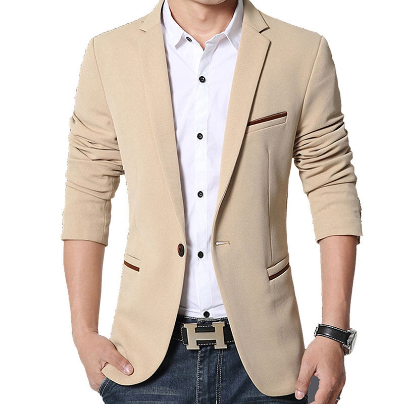 Veste Homme Élégante, Veste Homme Casual Chic, Veste Homme Slim Fit, Veste Homme de Qualité, Blazer Homme Moderne