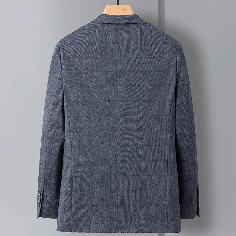 blazer homme élégant, blazer homme habillé, blazer homme casual chic, blazer homme texture, veste de costume homme