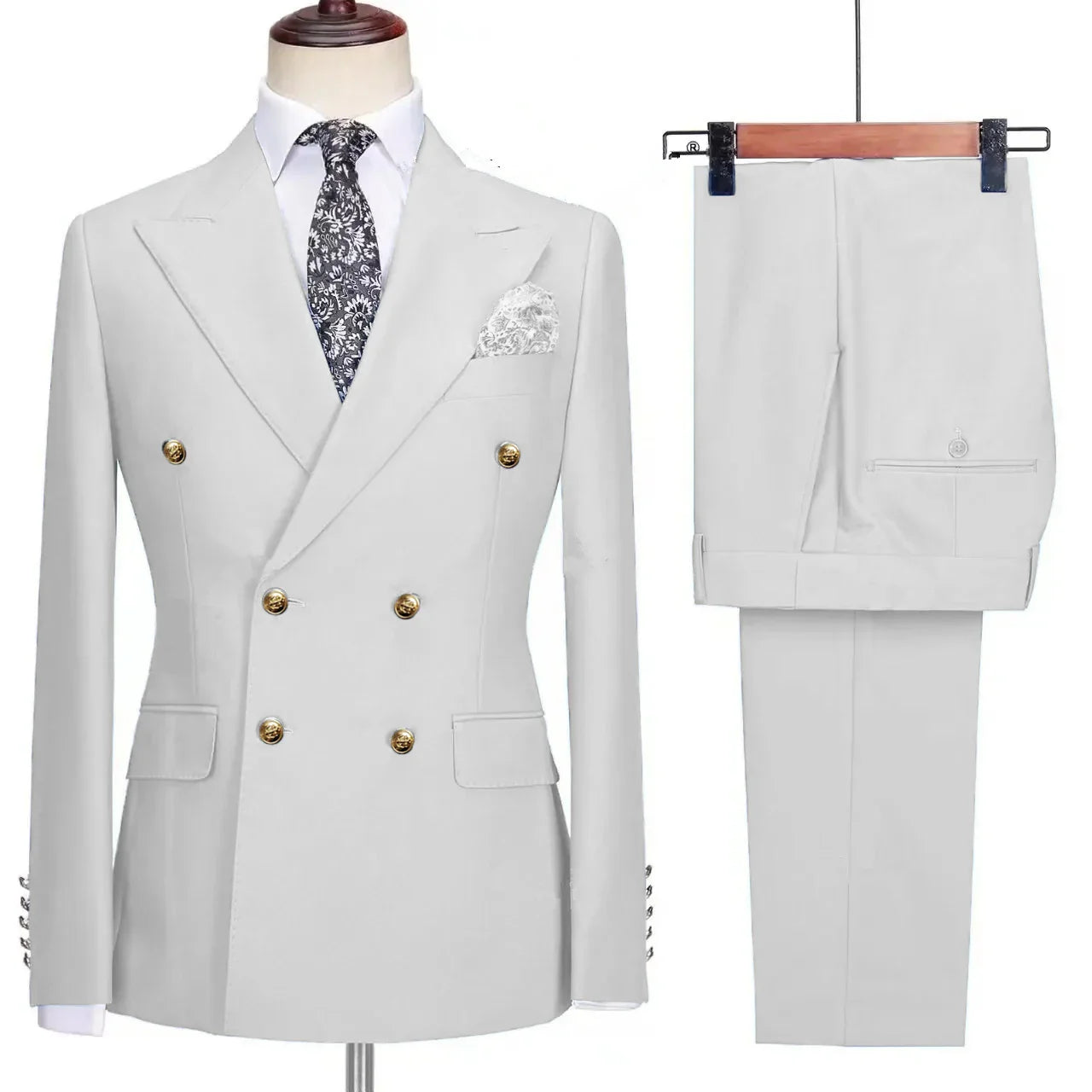 Costume Croisé, Costume Homme Croisé, Costume Homme Slim Fit, Costume Homme