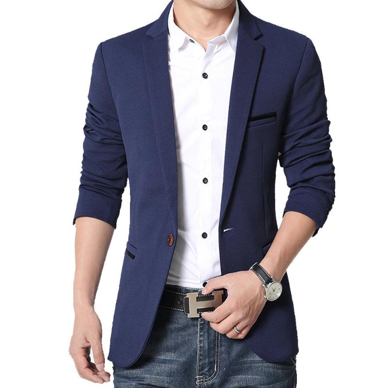 Veste Homme Élégante, Veste Homme Casual Chic, Veste Homme Slim Fit, Veste Homme de Qualité, Blazer Homme Moderne