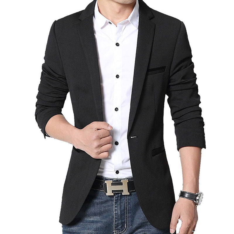 Veste Homme Élégante, Veste Homme Casual Chic, Veste Homme Slim Fit, Veste Homme de Qualité, Blazer Homme Moderne