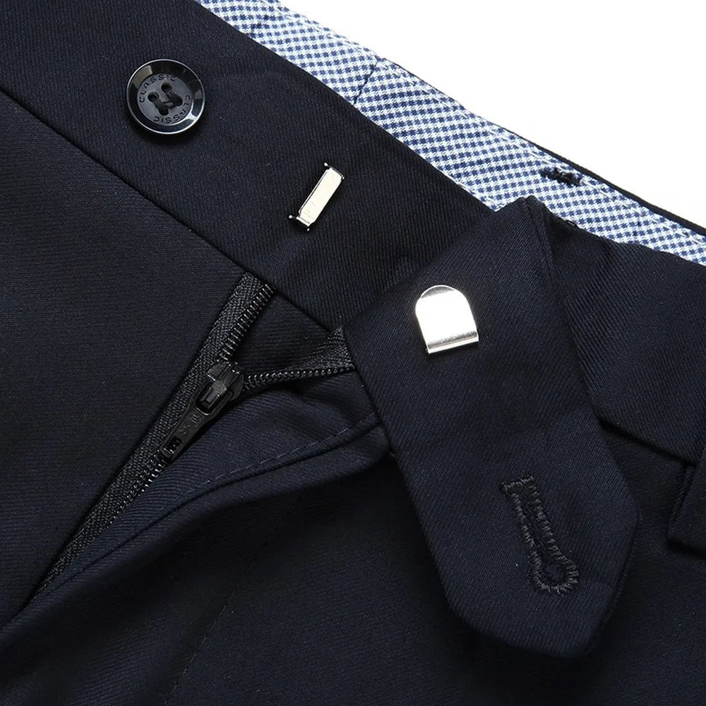 Pantalon de costume homme, Pantalon homme formel, Vêtement de travail homme, Pantalon de costume élégant, Pantalon polyester soie