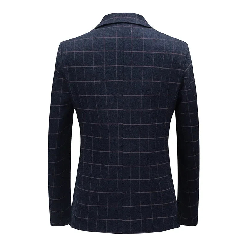 veste homme carreaux, veste homme bleu marine, veste homme élégante, veste homme casual chic, blazer homme