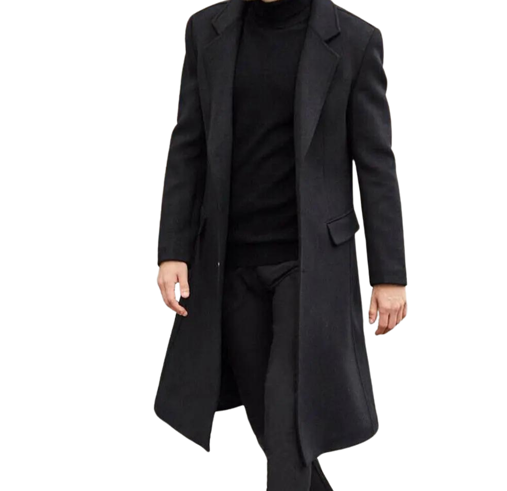 Manteau Homme Monochrome Maximus, Manteau Homme Monochrome, Manteau Homme Maximus, Manteau Homme en Laine, Manteau Homme, Manteau Classique, Manteau
