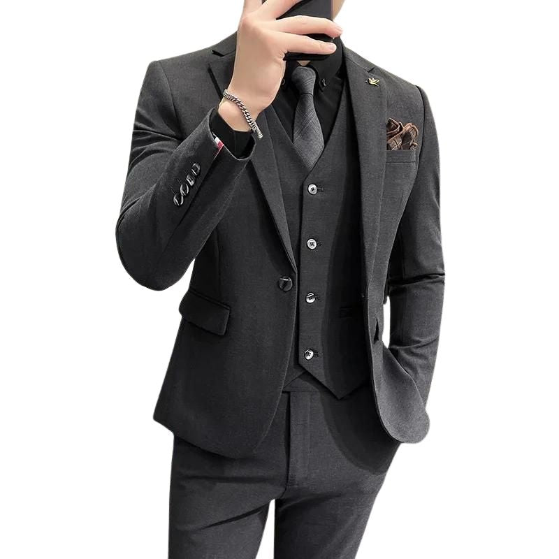 Costume 3 Piecès Homme, costume slim fit, costume formel homme, costume élégant homme