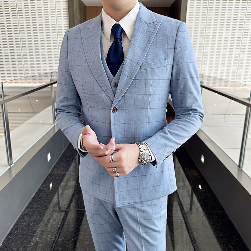 Costume Homme à Carreaux Slim Fit, Costume Homme à Carreaux, Costume Homme Slim Fit, Costume Homme, Costume 3 Pièces à Carreaux, Costume 3 Pièces Slim Fit, Costume 3 Pièces Carreaux, costume 3 Pièces