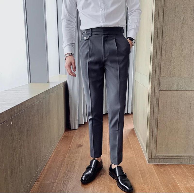 pantalon tailleur premium, pantalon homme slim, pantalon homme élégant, pantalon de costume, pantalon homme formel