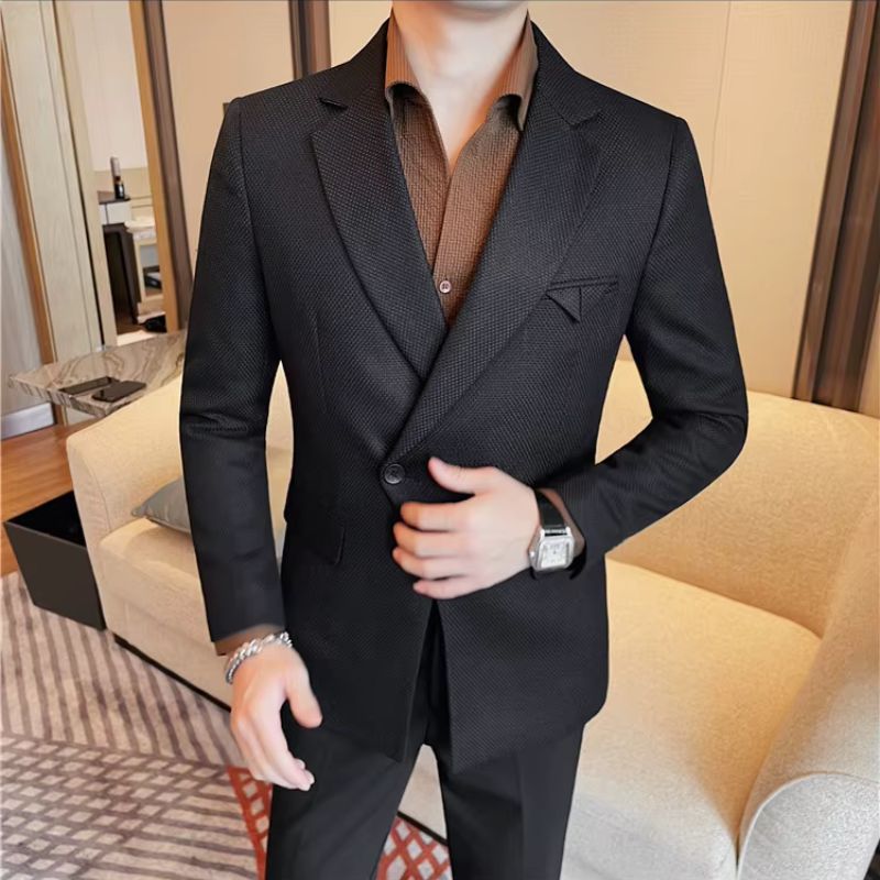 veste homme croisée, veste homme un bouton, veste luxe homme, veste homme hiver, blazer homme élégant