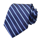 cravate rayée, cravate en polyester, cravate homme élégante, accessoire masculin de qualité, cravate classique