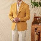blazer homme en lin slim, blazer beige homme, blazer chic homme, blazer mariage, blazer casual chic