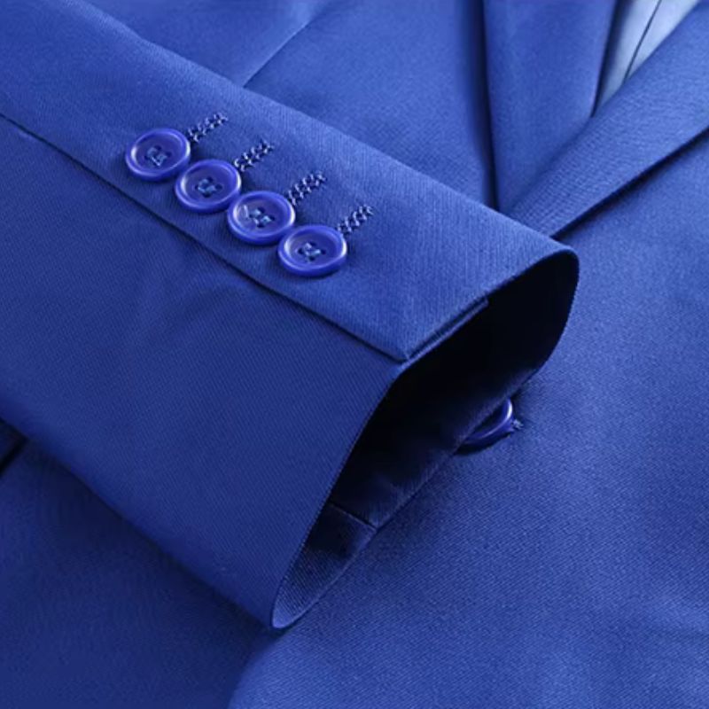 veste homme croisée, veste homme monochrome, veste homme formelle, veste homme polyviscose, blazer homme élégant







