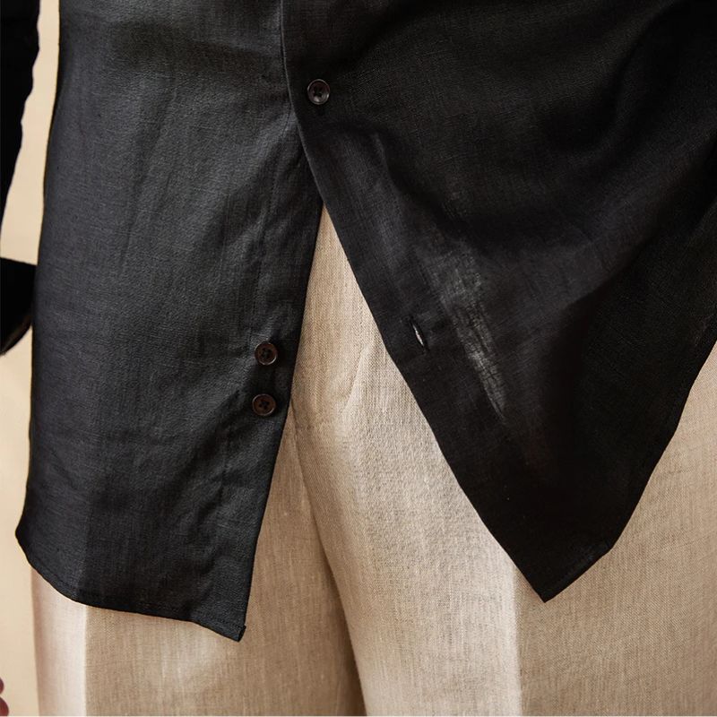 chemise habillée slim homme, chemise habillée homme en lin, chemise slim fit homme, chemise élégante homme, chemise en lin bleue homme