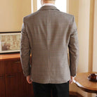 veste homme carreaux slim, veste homme style anglais, veste homme ajustée, veste de costume homme, blazer homme élégant








