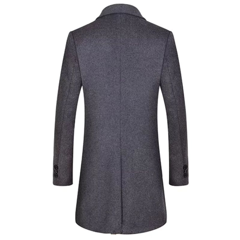 Manteau homme croisé uni, Long manteau homme, Long manteau homme, Manteau homme, Manteau homme, Modèle de thème