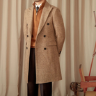 manteau croisé, manteau homme croisé, manteau homme en laine, manteau en laine croisé, manteau en laine, manteau