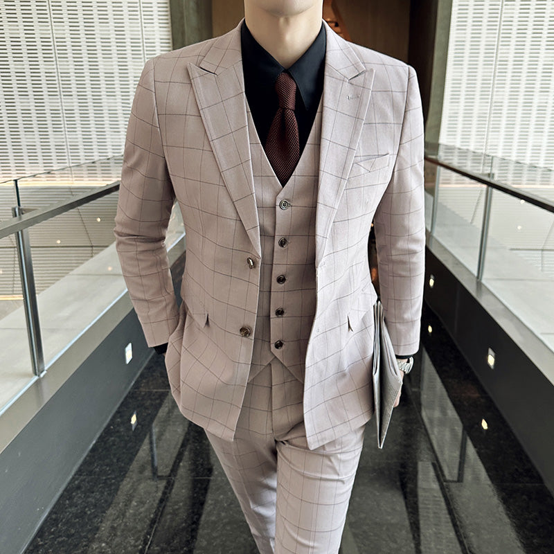 Costume Homme à Carreaux Slim Fit, Costume Homme à Carreaux, Costume Homme Slim Fit, Costume Homme, Costume 3 Pièces à Carreaux, Costume 3 Pièces Slim Fit, Costume 3 Pièces Carreaux, costume 3 Pièces
