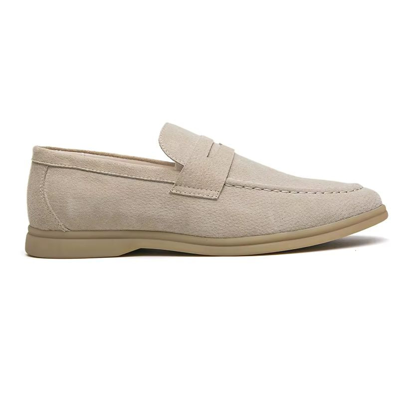 mocassin homme daim, chaussure homme élégante, mocassin style daim, mocassin confortable homme, mocassin casual