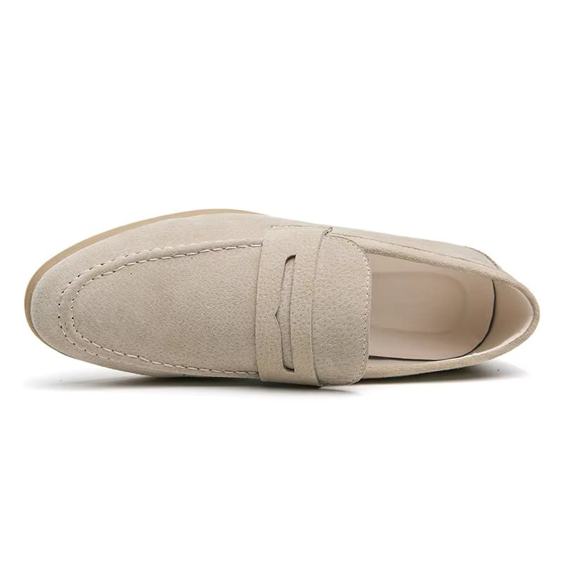 mocassin homme daim, chaussure homme élégante, mocassin style daim, mocassin confortable homme, mocassin casual
