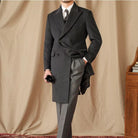 manteau croisé homme, manteau de cérémonie homme, manteau slim homme, manteau élégant hiver