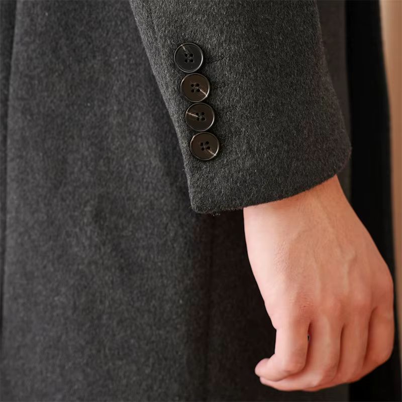 manteau croisé homme, manteau de cérémonie homme, manteau slim homme, manteau élégant hiver