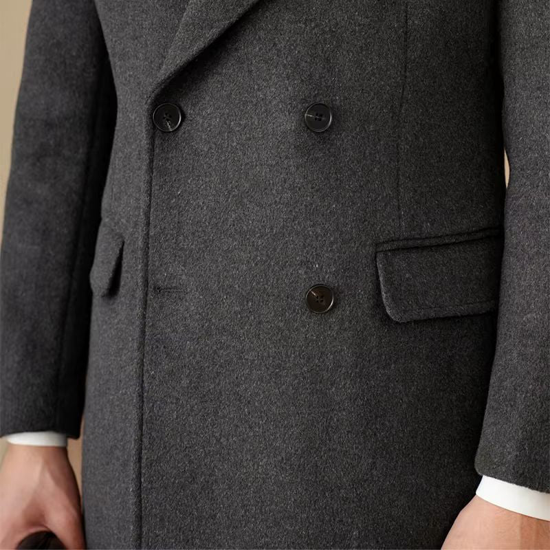 manteau croisé homme, manteau de cérémonie homme, manteau slim homme, manteau élégant hiver