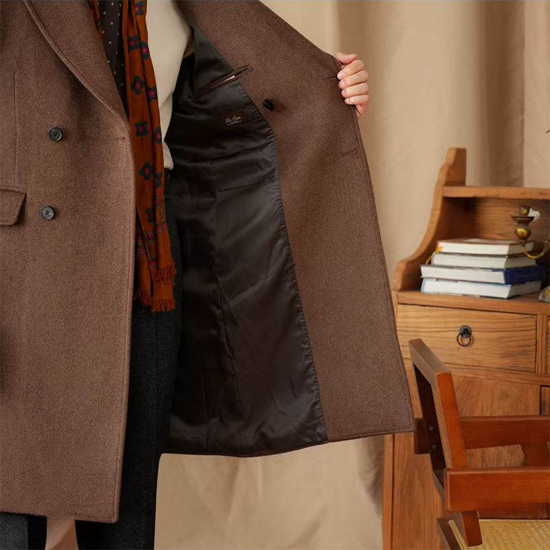 manteau croisé homme, manteau de cérémonie homme, manteau slim homme, manteau élégant hiver