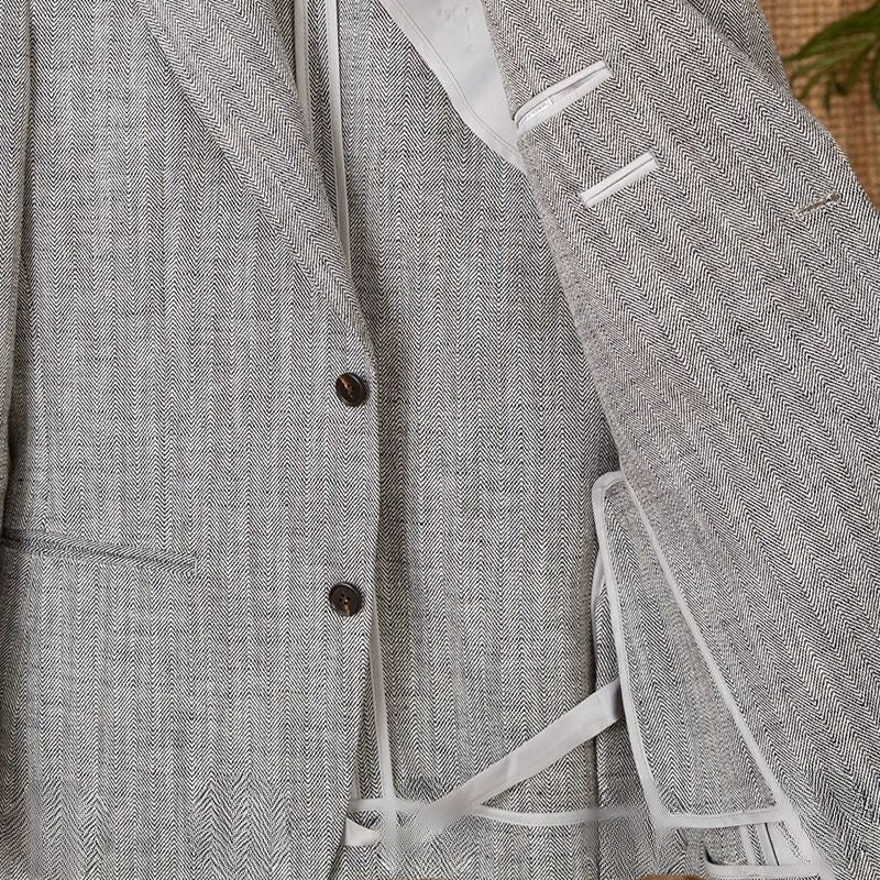 blazer en lin homme, veste en lin homme, blazer casual homme, blazer de cérémonie homme