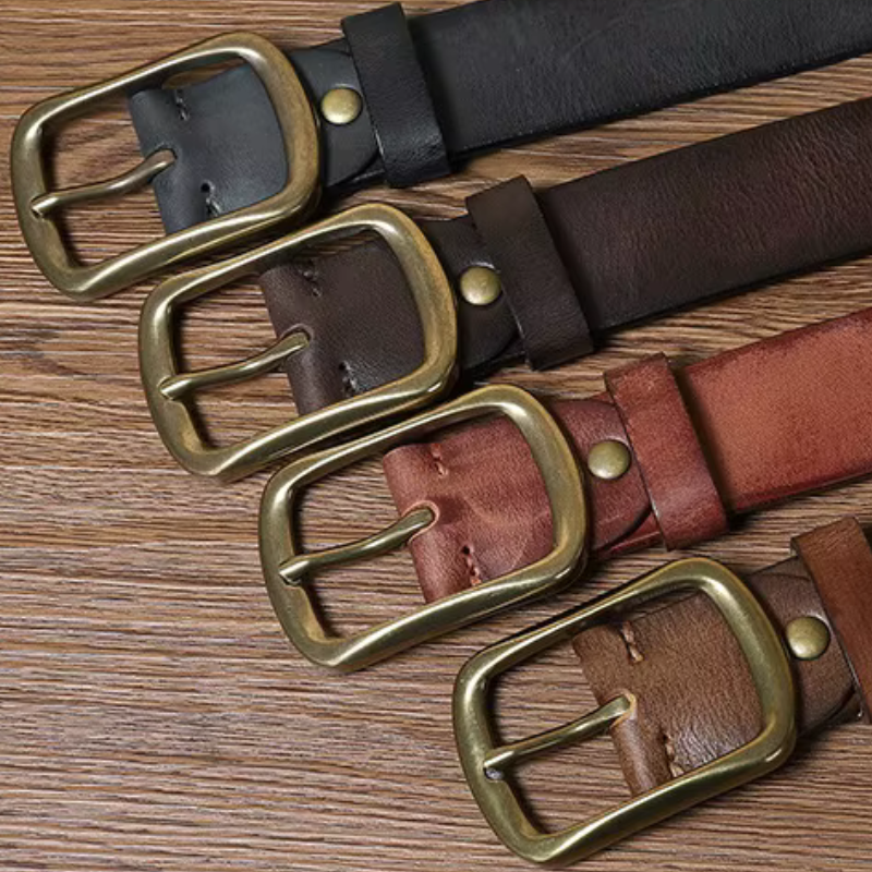 ceinture homme classique, ceinture en cuir véritable, accessoire homme élégant, ceinture intemporelle, ceinture de qualité