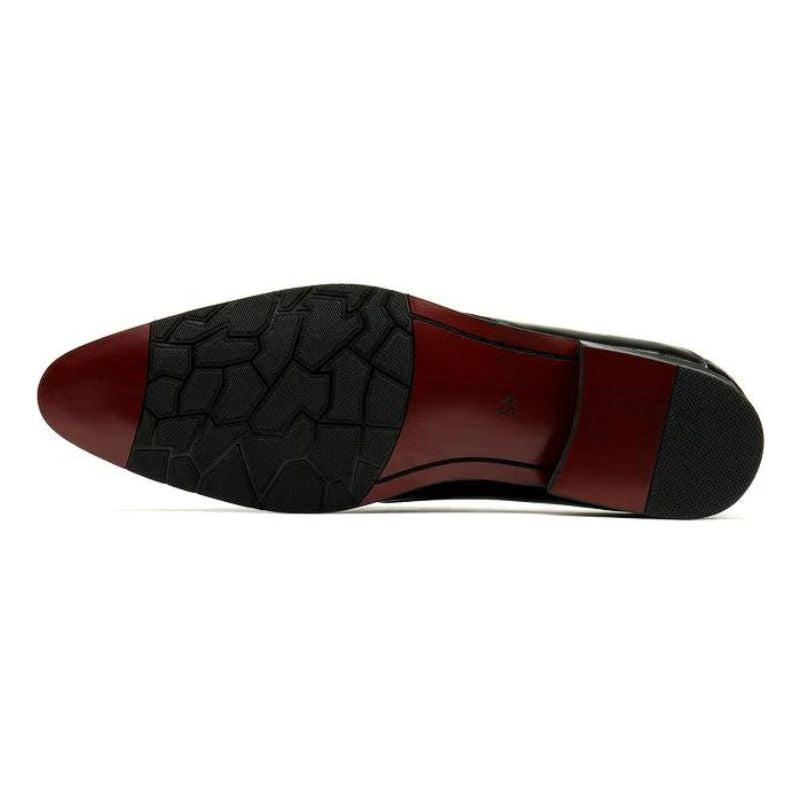 chaussure homme slip on, chaussure homme texturée, chaussure de ville élégante, chaussure formelle sans lacets, chaussure homme motif croco