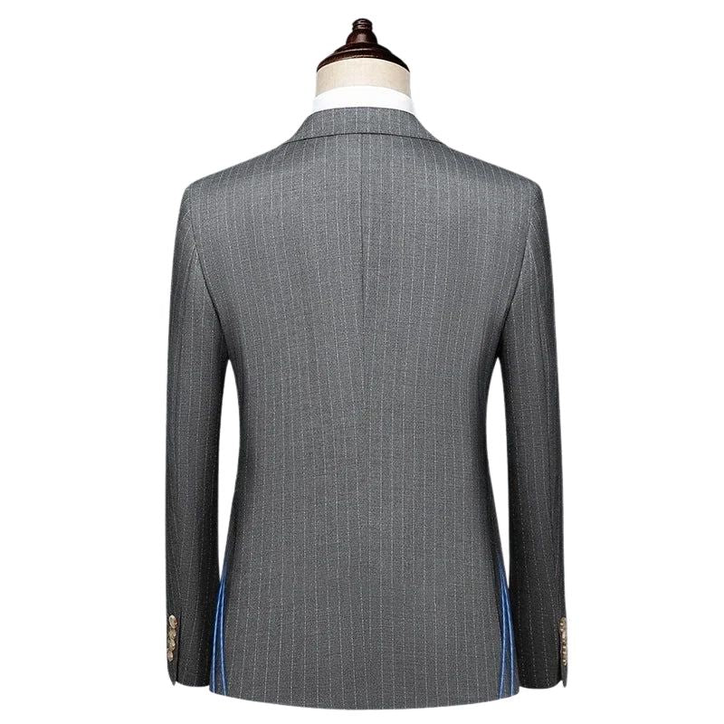 Costume Homme Slim Fit, Costume Homme Rayé, Costume Homme Moderne, Costume Homme Gris, Costume Homme, Costume 3 Pièces Slim Fit, Costume 3 Pièces Rayé, Costume 3 Pièces Homme, Costume 3 Pièces, Costume