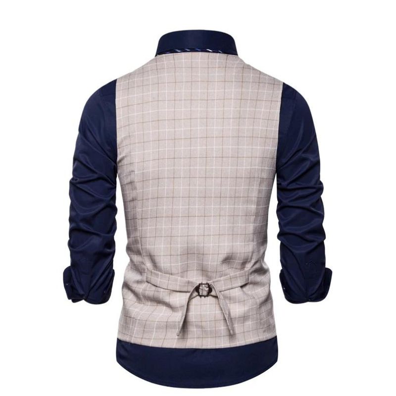 gilet homme carreaux, gilet homme formel, gilet homme élégant, veste sans manches homme, gilet de costume homme