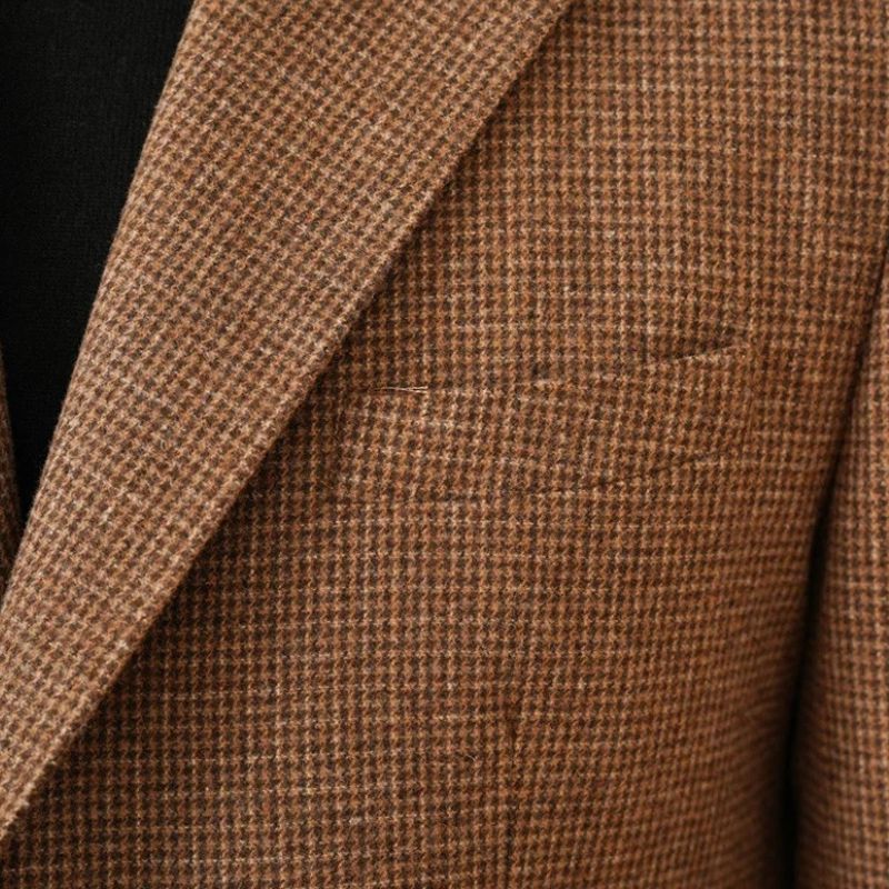 veste en laine, blazer en laine, blazer slim fit homme, blazer de cérémonie en laine, blazer marron homme