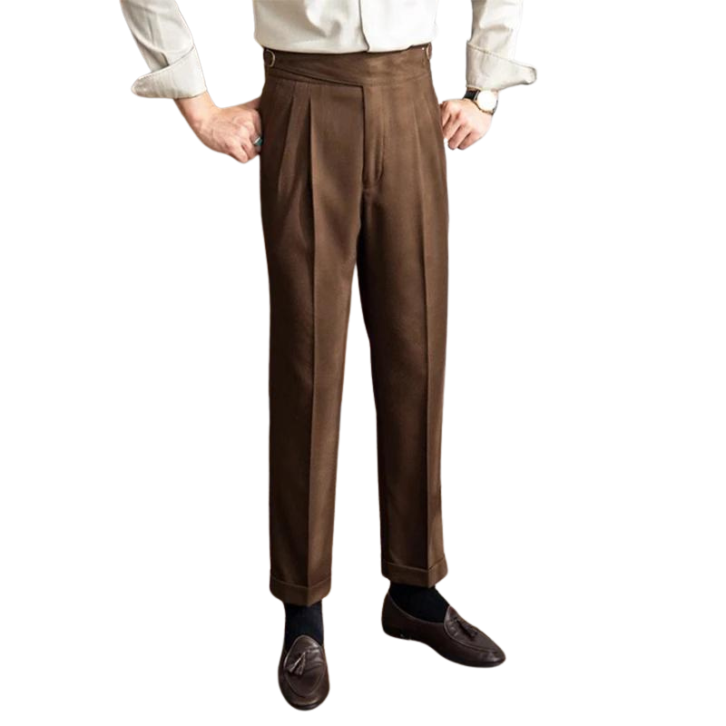 pantalon tailleur homme, pantalon homme élégant, pantalon slim habillé, pantalon homme polyester, pantalon de bureau homme